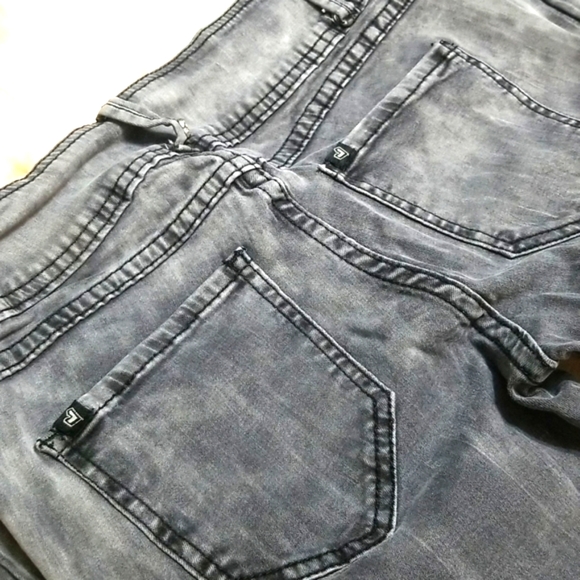 💟 LOVESICK Stonewash, Black Marble Color skinny jeans sz 5 - Picture 8 of 10